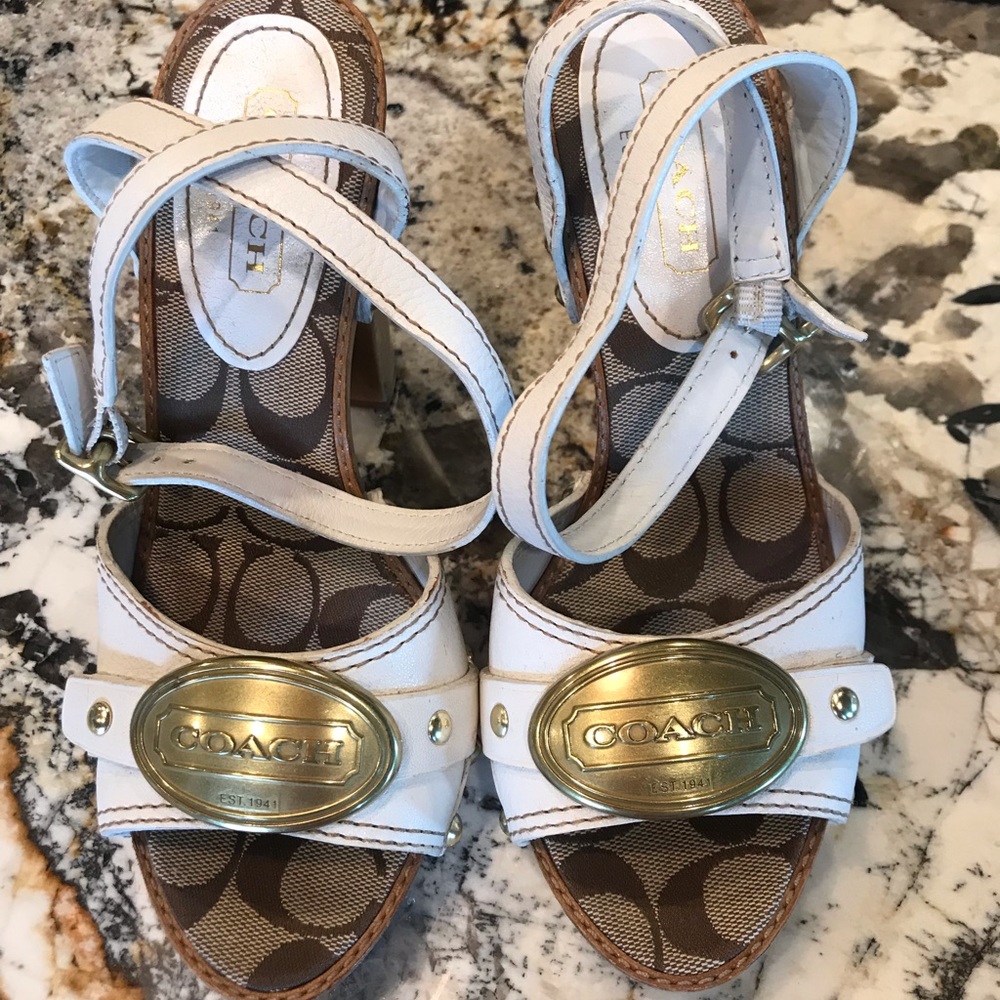Coach Heels Sz 5.5